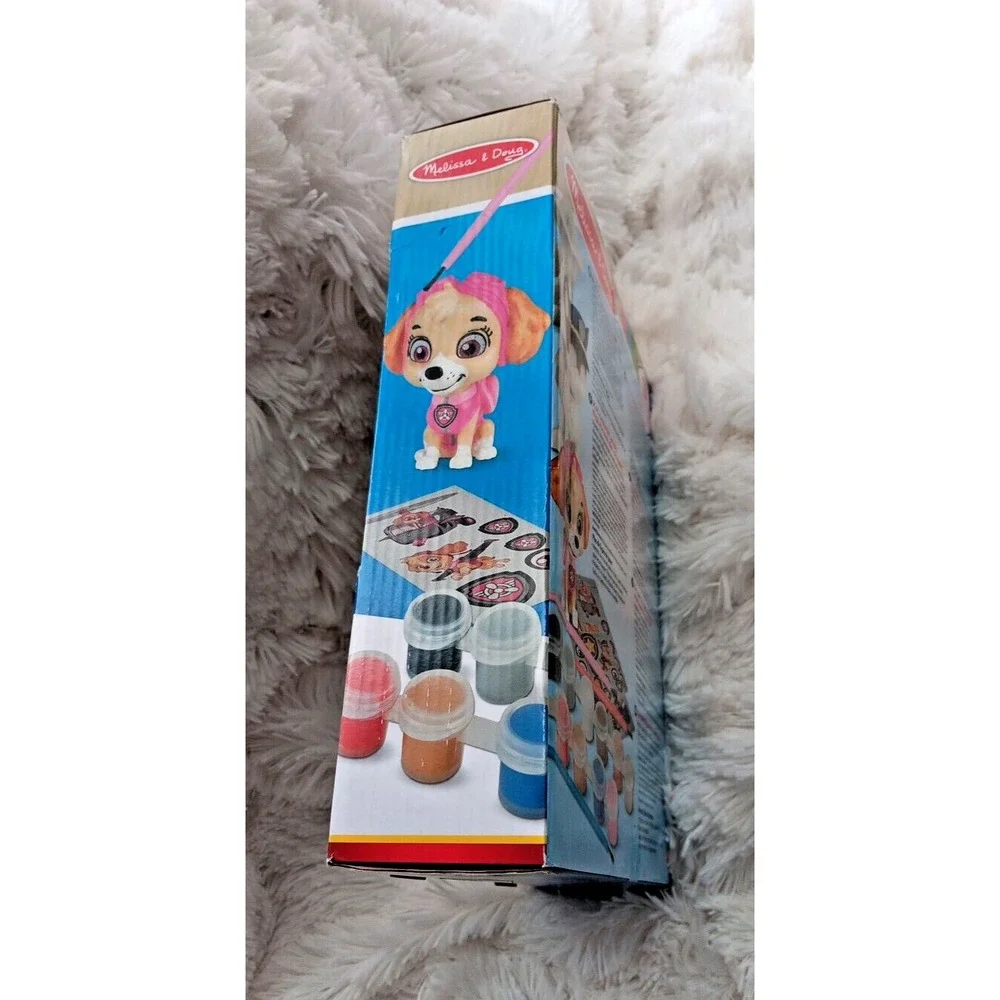 Melissa‎ & Doug Paw Patrol Craft Kit - 3 Decorate Your Own Pup Figurines - NEW